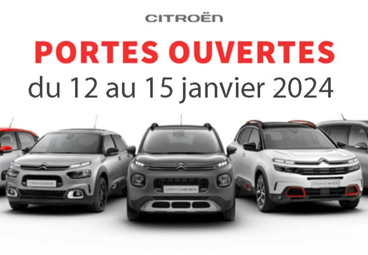 Portes ouvertes du 12 au 15 janvier 2024